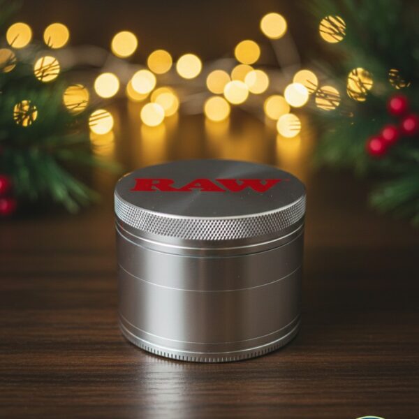 RAW 3 x CHAMBER QUALITY SILVER GRINDER (AUTHENTIC AND ORIGINAL)