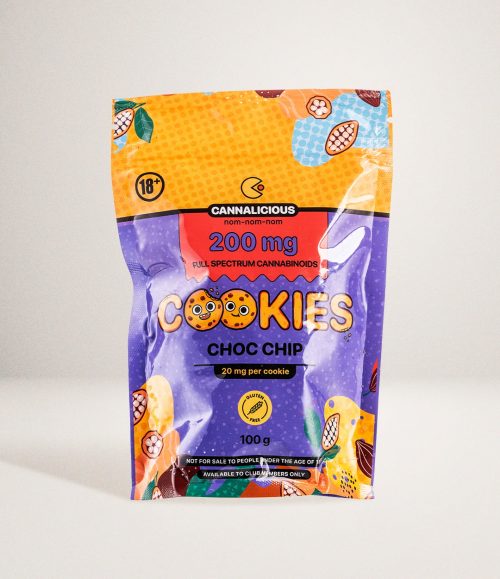 CHOC CHIP COOKIES - 20mg THC x 10 SERVINGS